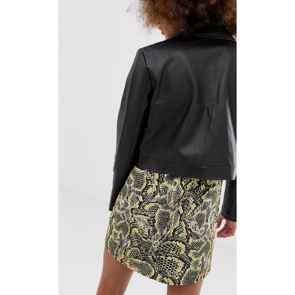 NEW Leather Jacket (size 8) - Picture 4 of 4